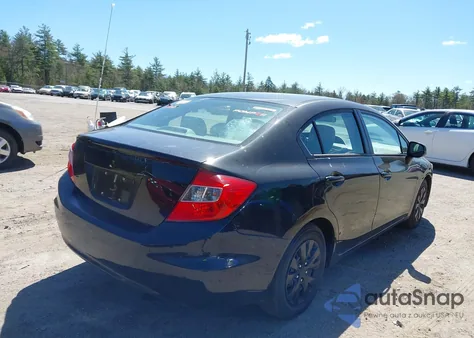 2012 Honda Civic Lx из США, поврежденный, VIN 2HGFB2E52CH514342